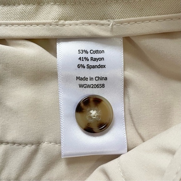 NWT 41 Hawthorn Becca High Rise Pleated Shorts Whitecap Gray Size 12 - Picture 10 of 12